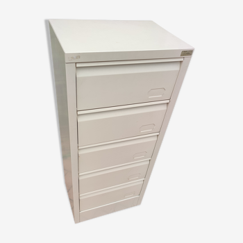 Filing cabinet with industrial shutter