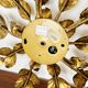Floral Hollywood Regency Wall or Ceiling Lamp