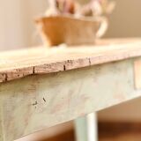 Weathered farm table