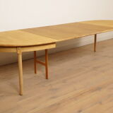 Vintage Oval Dining Table | Oak | Extendable | 3 Extension Leaves