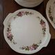 Vintage tableware service in Gien earthenware, "Champs" model with roses – An