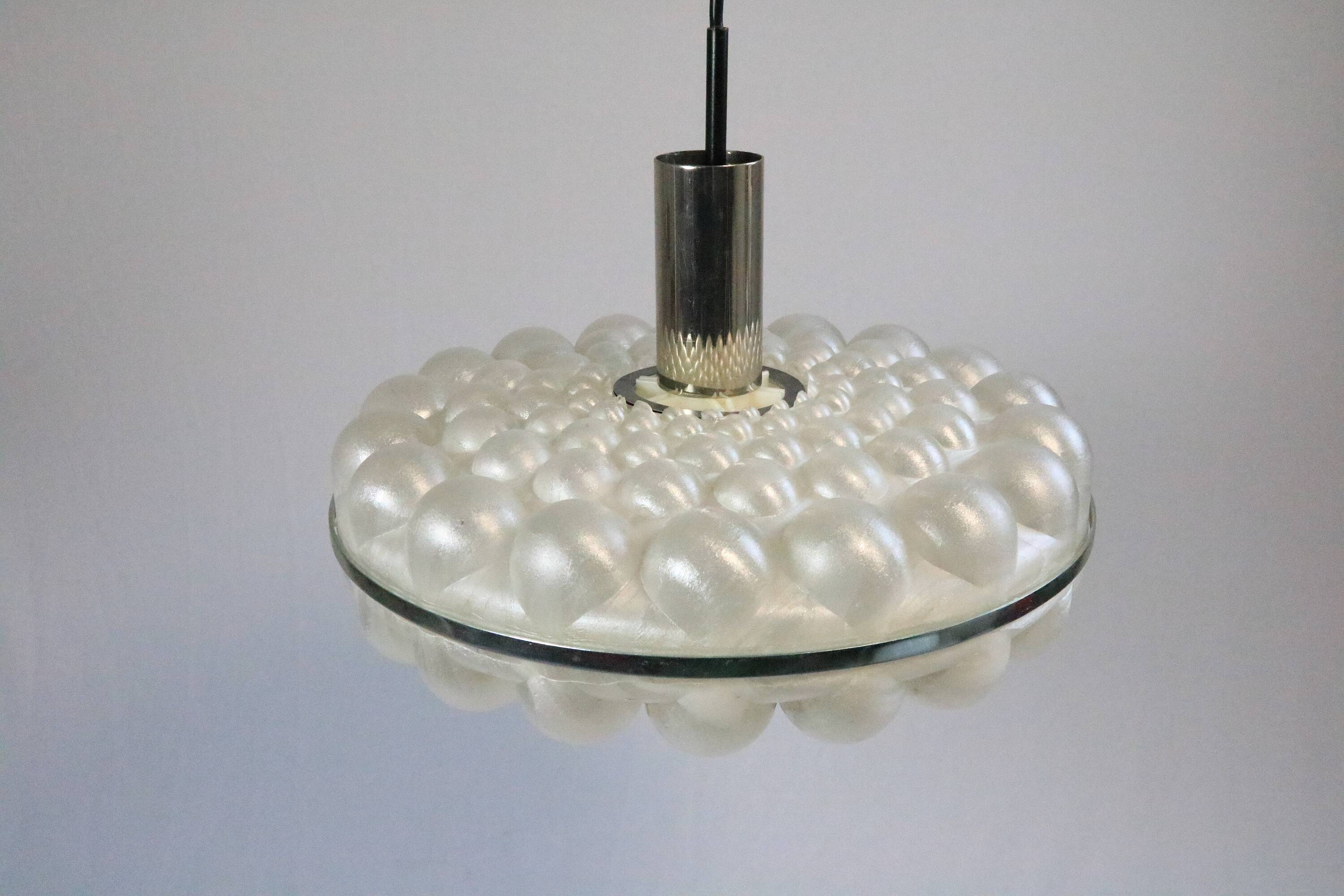 Extraordinary Vintage  Hanging Lamp, Big Bubbles, 1970s