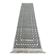 Tapis margoum blanc et gris tissé mains