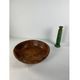 Large plate made of thuya root, Morocco, 1980s, Ø70 cm