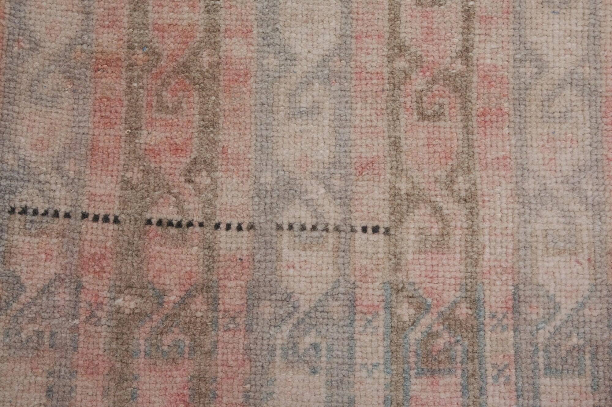 Vintage Turkish hallway rug 75x230 cm