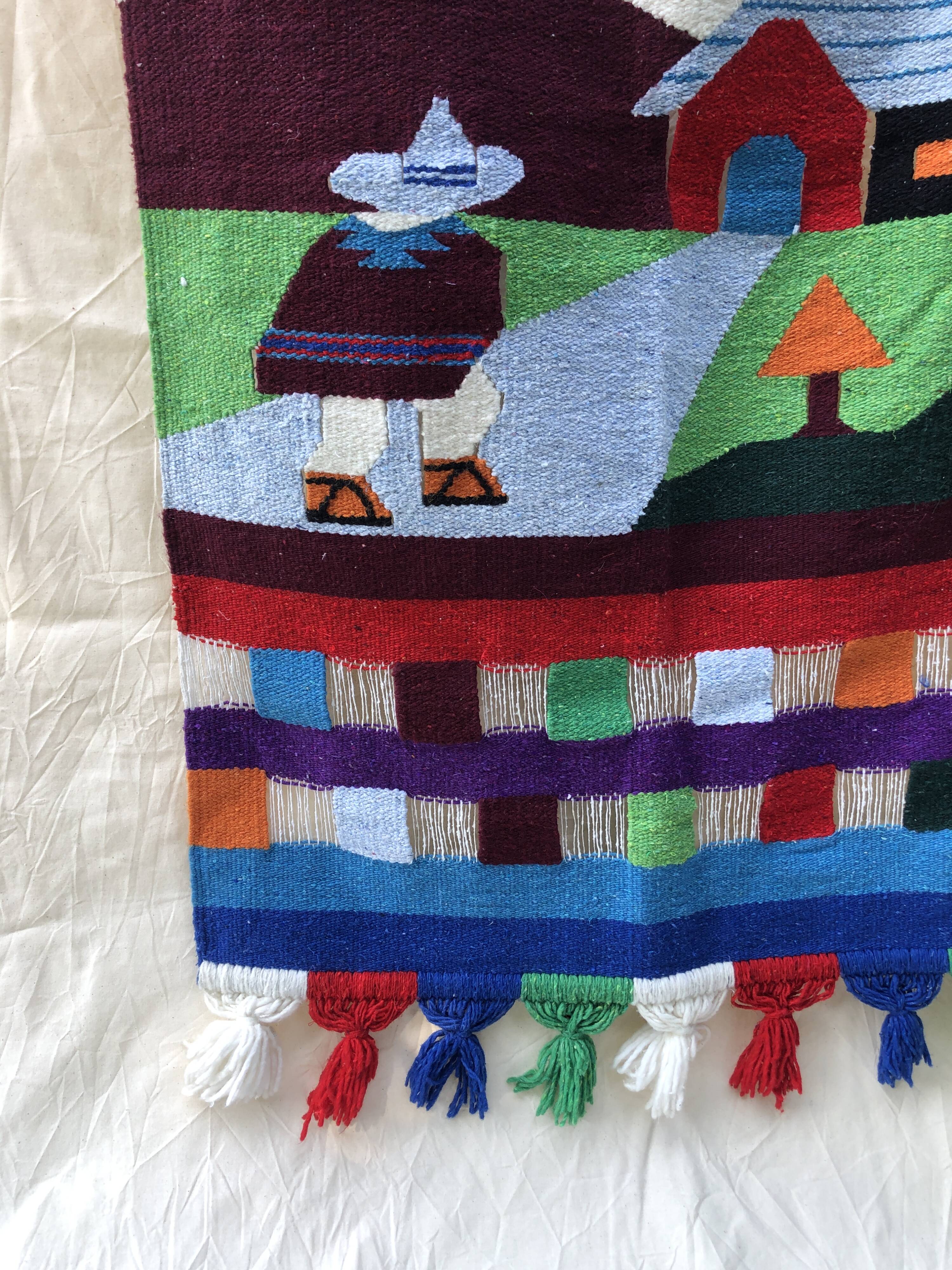 South American colored hanging 130x72.5