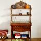 Carved 1900s wall or table shelf