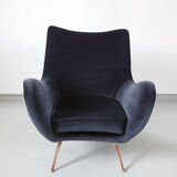 Sculptural armchair of Melchiorre Bega of 1955