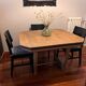 Table à manger Art Déco bois brut