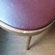2 chairs bistro Baumann model 740 wood and skaï Scandinavian style