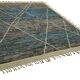 Hand-Knotted Turkish Contemporary 280 cm x 363 cm Blue Wool Carpet