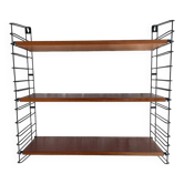 Scandinavian modular shelf Tomado Holland design metal and wood vintage 50's 60's