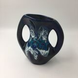 Ceramic vase blue