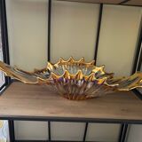 Vintage crystal fruit basket