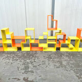 Set of sculptural blocks, 1970s