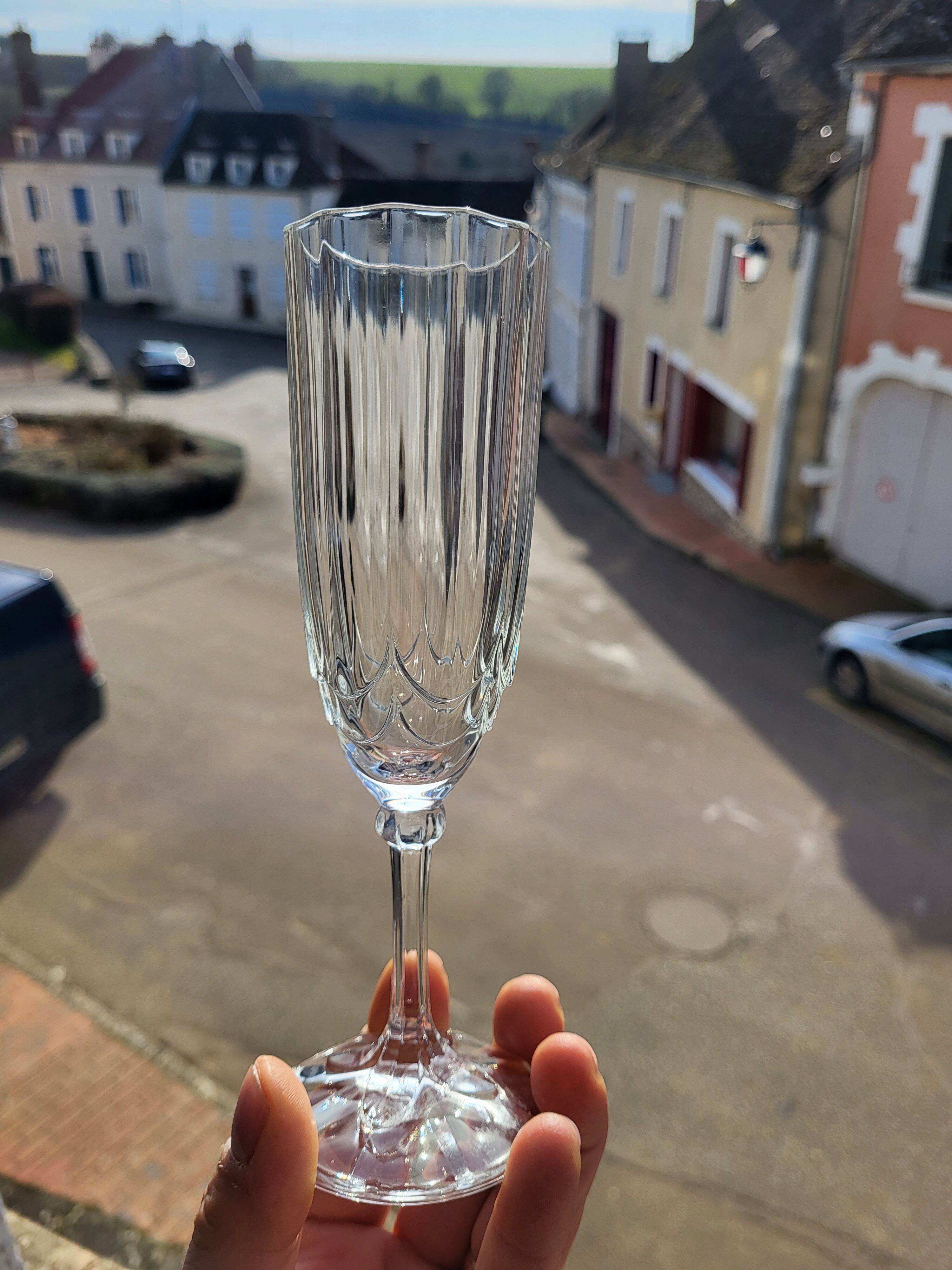 Service 18 verres à vin - flutes champagne art déco