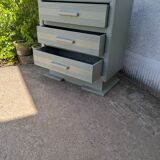 Commode vintage peinte