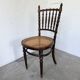 Set of 4 Fischel cane bistro chairs n019