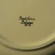 Set of 5 plates and 1 deep dish in Boch earthenware