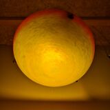 French pate verre hanging light from the 1910s 1920s