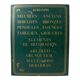 Plaque publicitaire en glaçoïde pour Antiquaire ou Brocanteur