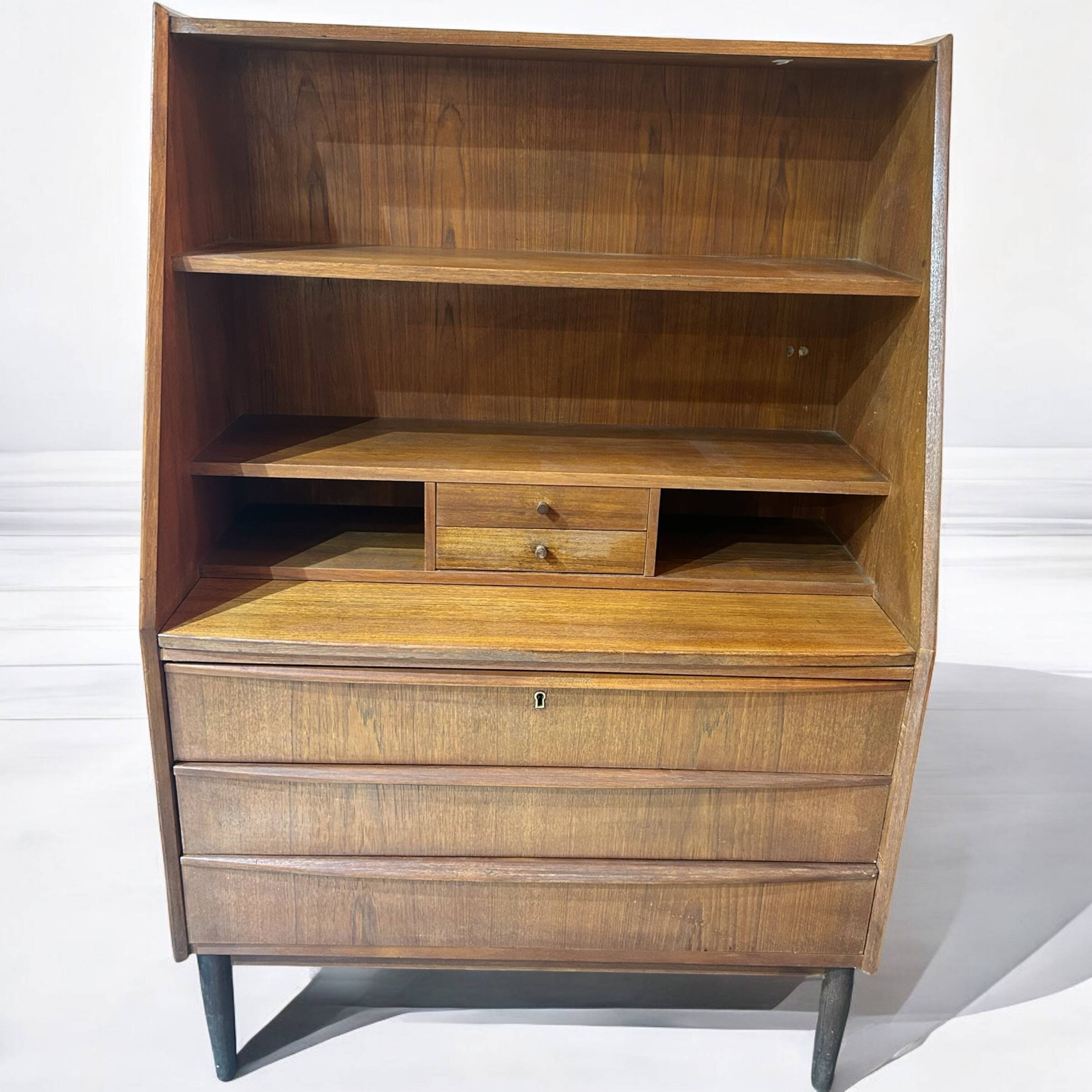 Scandinavian teak secretary from the 1960s.