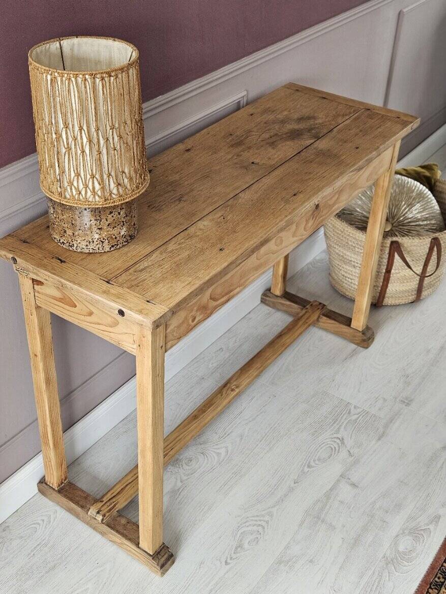 Console bois massif vintage | Flore