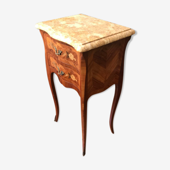 Table de chevet bois de rose