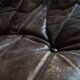 Togo sofa Ligne Roset 3-seater – Vintage brown leather from the 70s