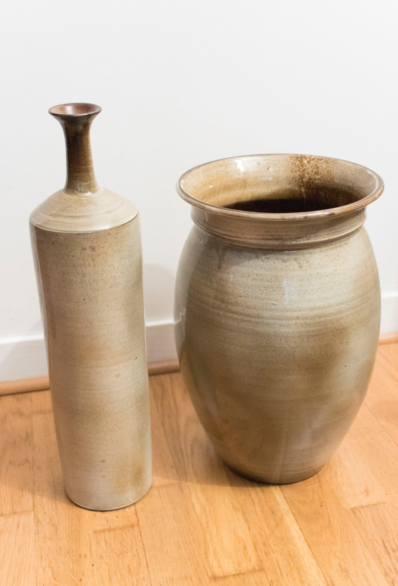 Vases from the 70s signed Michel Bailly