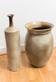 Vases from the 70s signed Michel Bailly