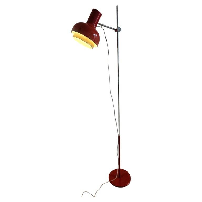 Mid Century Floor Adjiustable Lamp Napako, Josef Hurka, 1970s