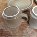Stoneware coffee cups