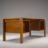 Mid-Century Teak Freestanding Desk from GV Møbler, 1960s
