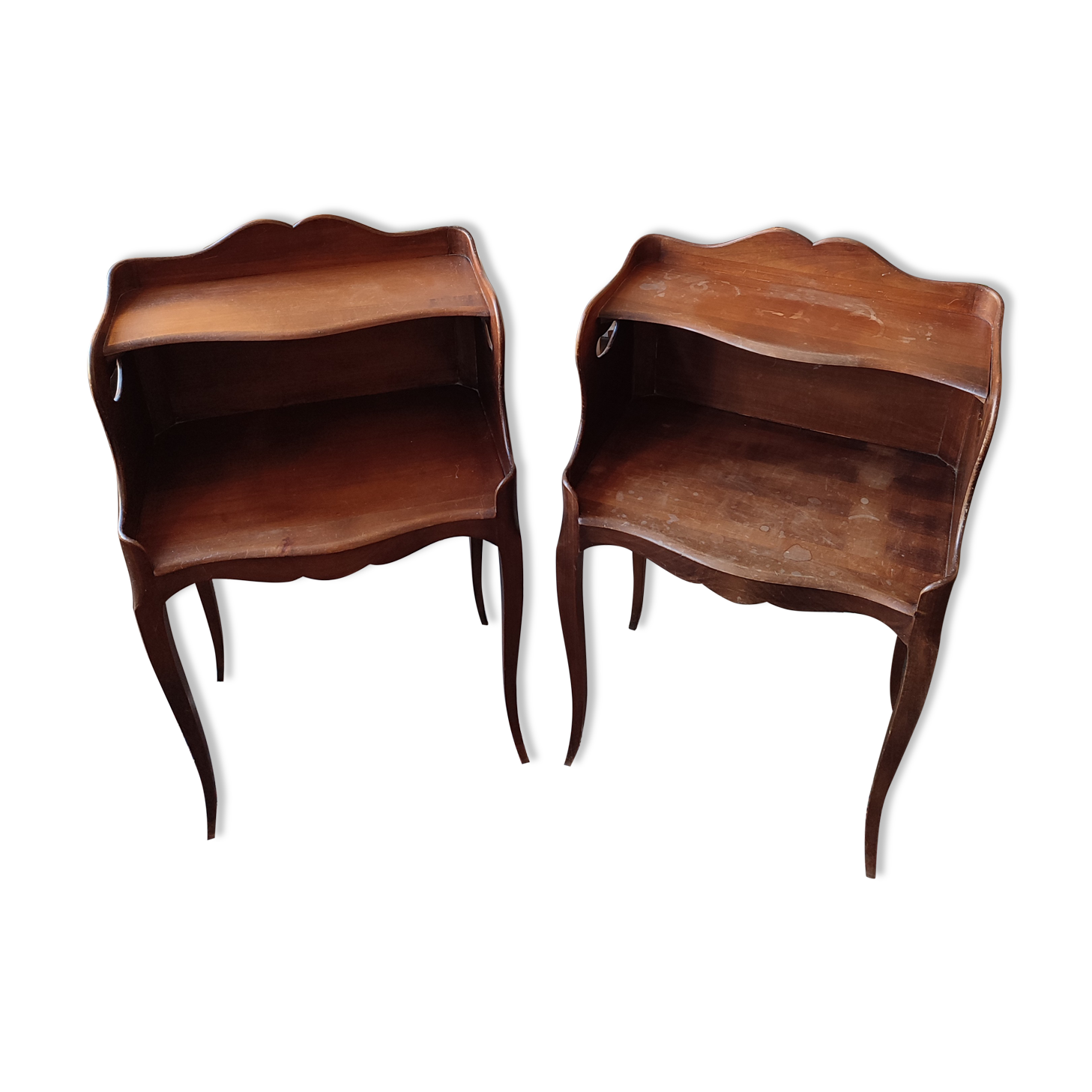 Paire de chevets niche style Louis XV