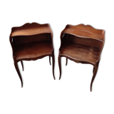 Paire de chevets niche style Louis XV