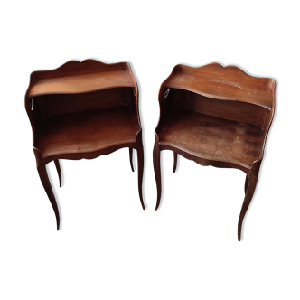 Paire de chevets niche style Louis XV
