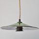Industrial suspension, green enamel shade