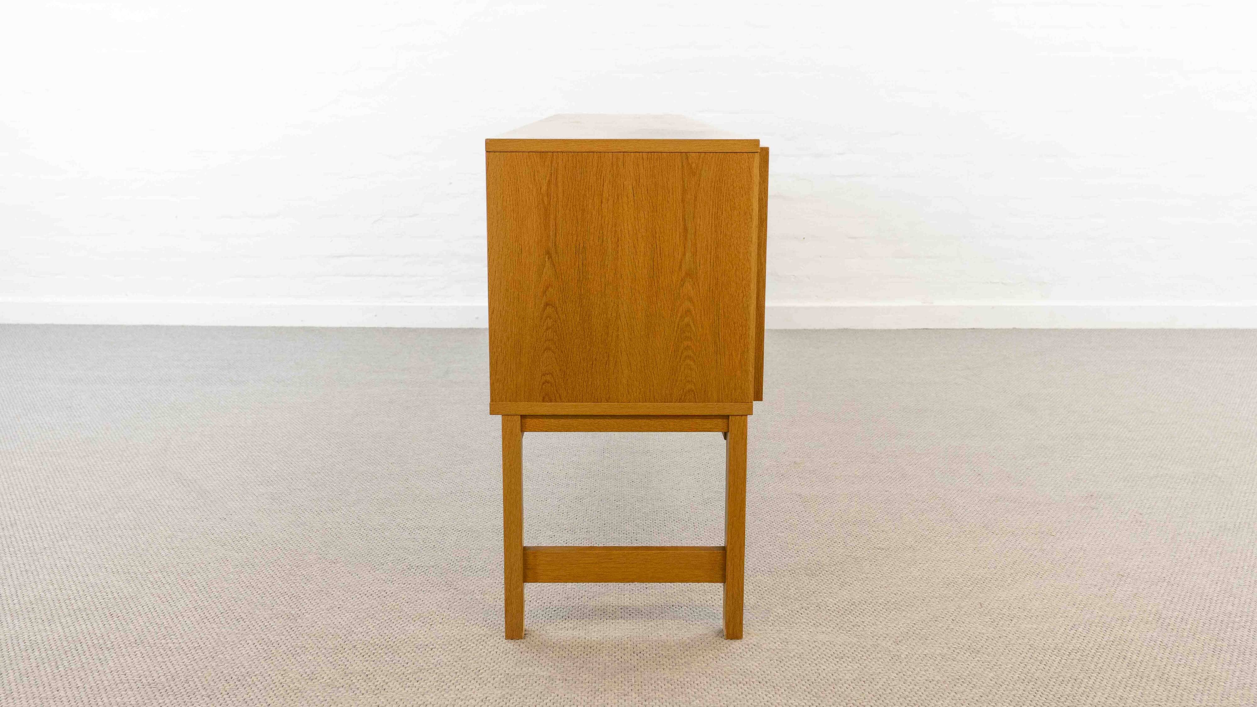 Mid-century brutalist oak sideboard