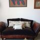 Organic Modern Turned Wood and Rope Footstool in the Style of Charlotte Perriand