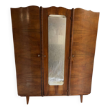 Vintage wardrobe with compass feet