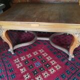 Large table for 12 people with extensions, Louis XV style.