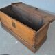 Bench chest oak end XIX