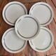 Set of 5 dessert plates Gien – model 4607 vintage - Diameter 19.5 cm