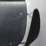 Black model 4455 dining armchairs by Niko Kralj