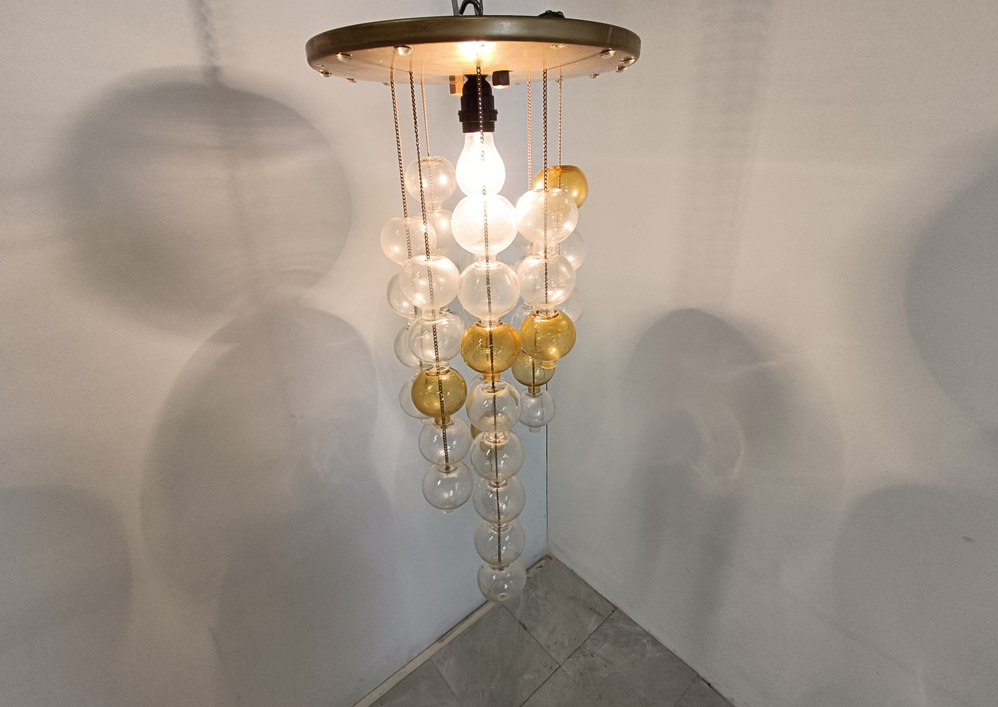 Lustre Tulipan par Kalmar, années 1960