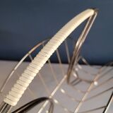 Vintage gold metal magazine rack