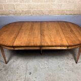 Solid Oak Oval XL Dining Table Extendable Classic