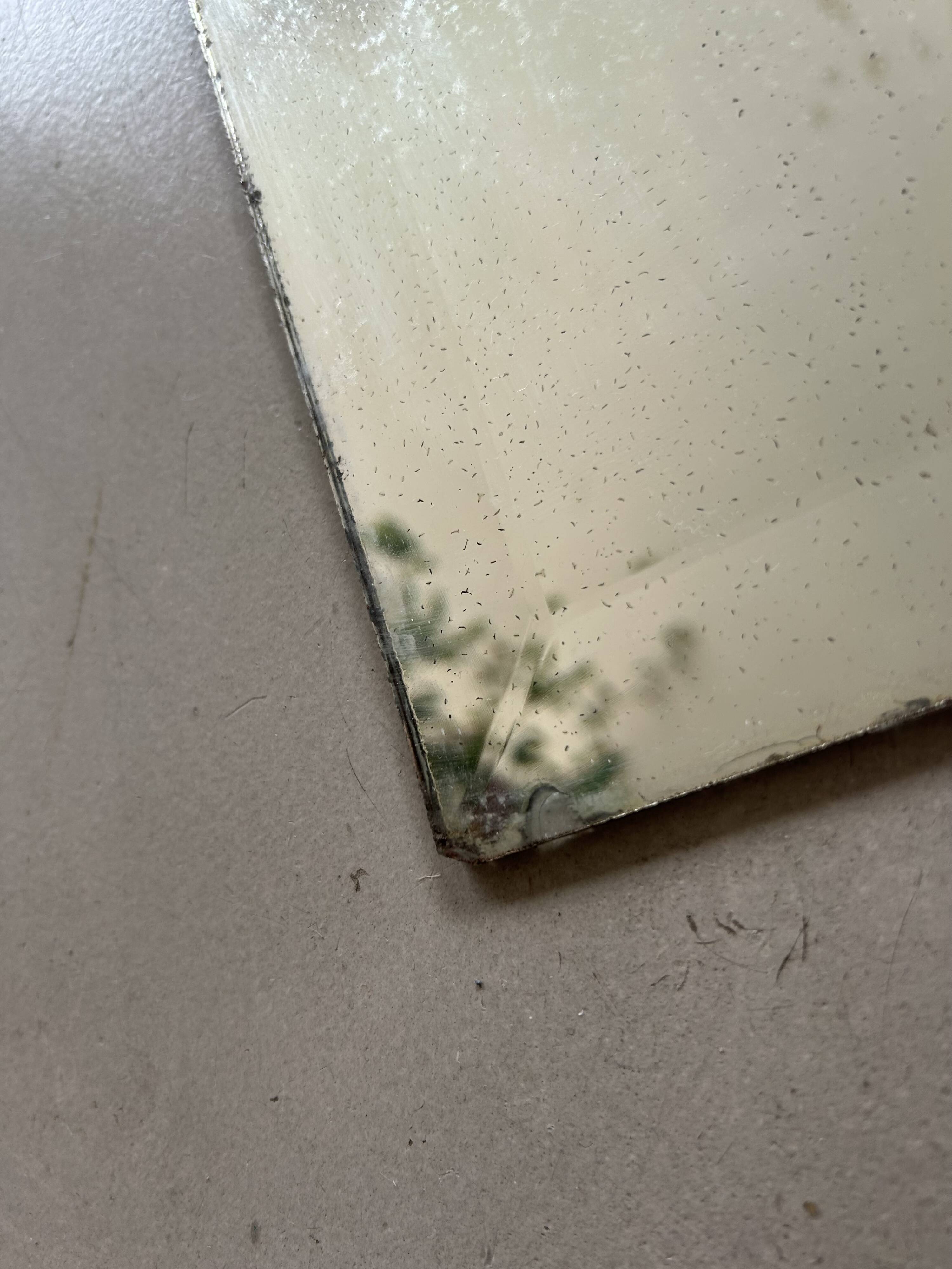 Antique bevelled mirror 48x144