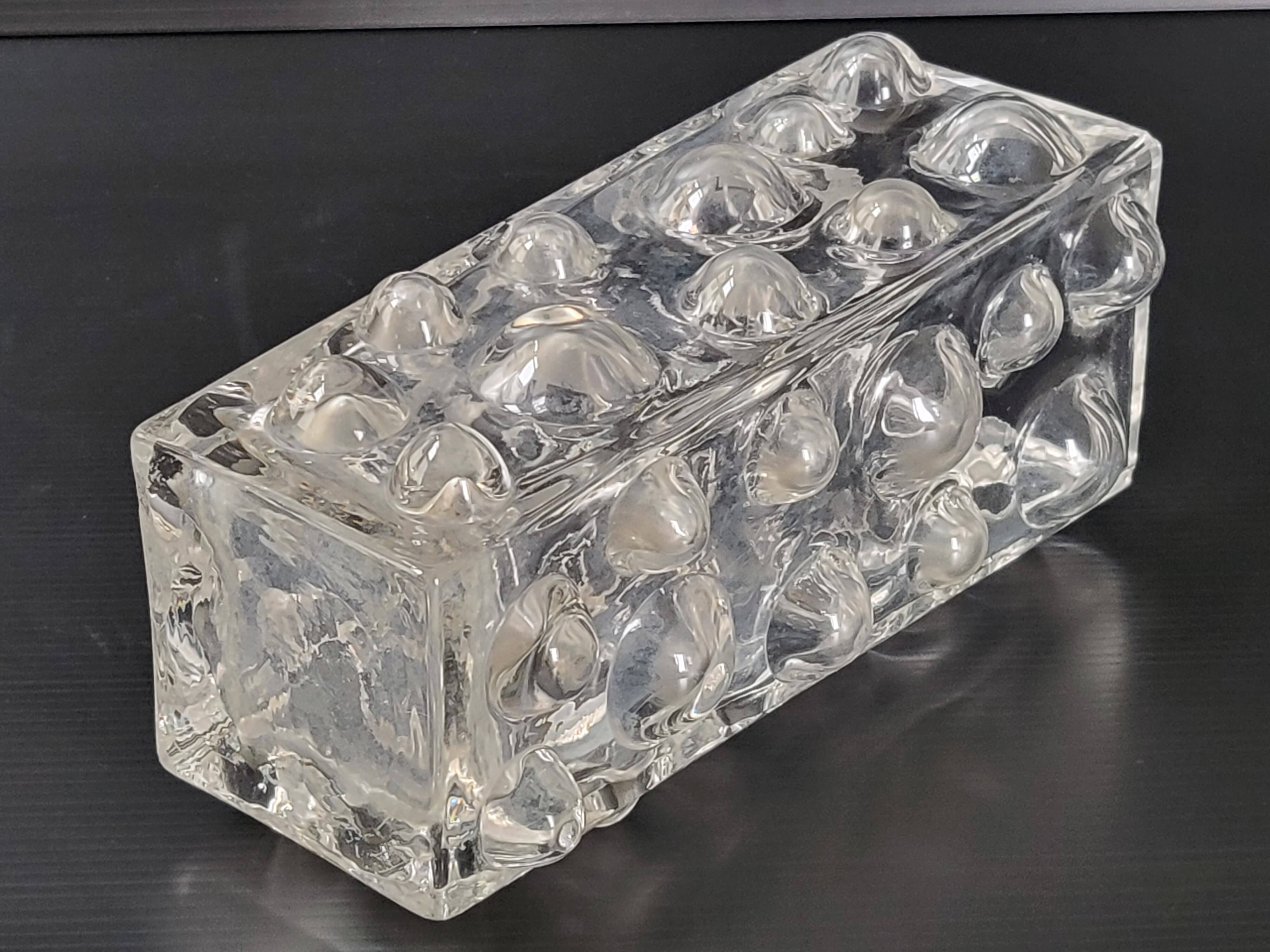 Vintage 1970 glass vase